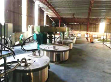 Latex paint production line